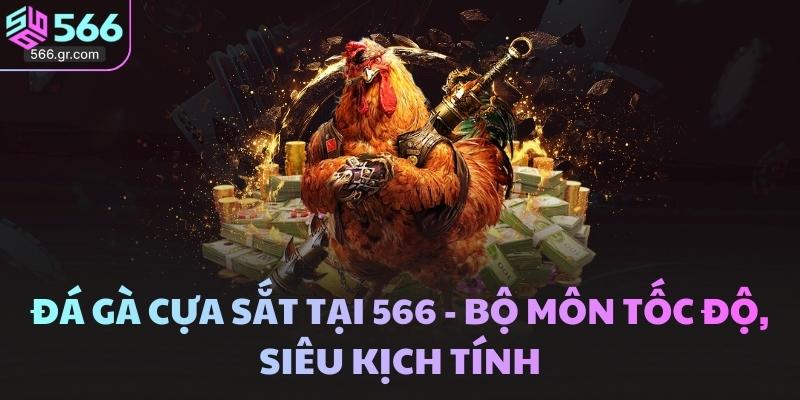 Đá Gà Cựa Sắt Tại 566 - Bộ Môn Tốc độ, Siêu Kịch Tính