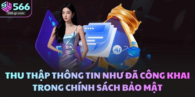 Thu thập thông tin như đã công khai trong chính sách bảo mật